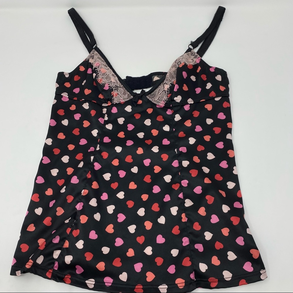 D&G Dolce and Gabbana underwear heart print lace top